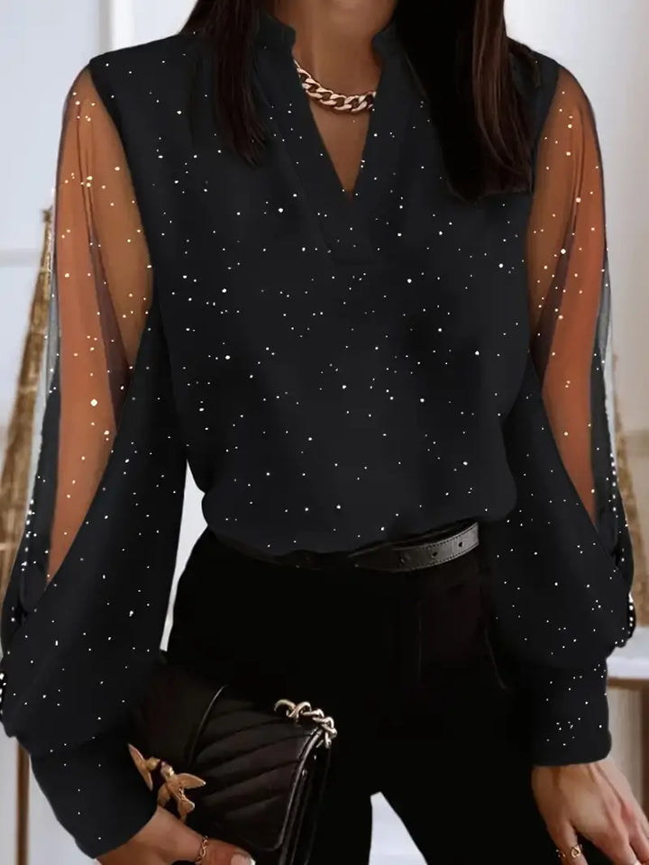 Blouse Élégante à Épaules Dégagées