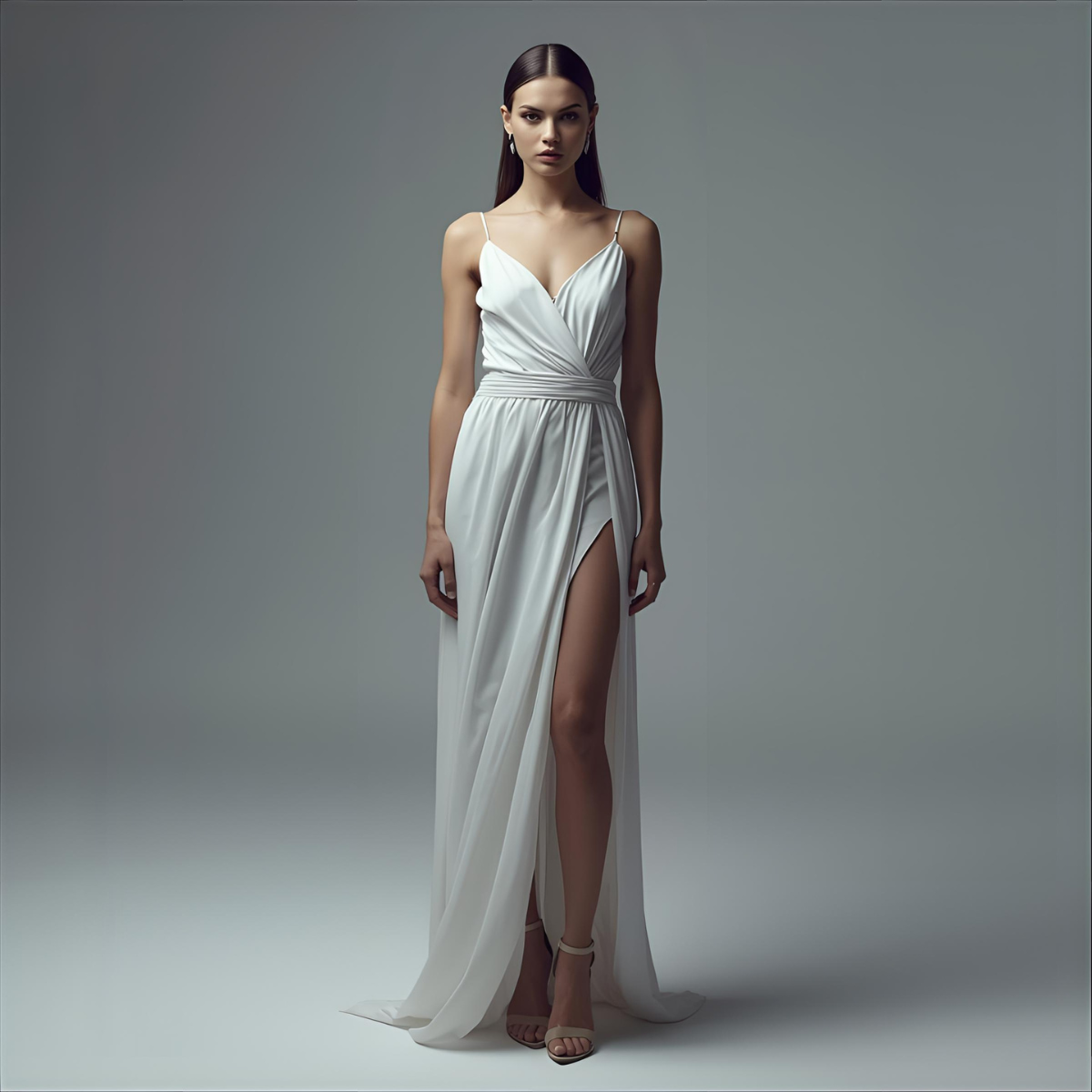 LUMÉRIA | Robe Blanche Élégante