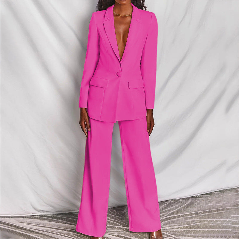 Hayley - Ensemble Élégant Blazer et Pantalon pour Femmes