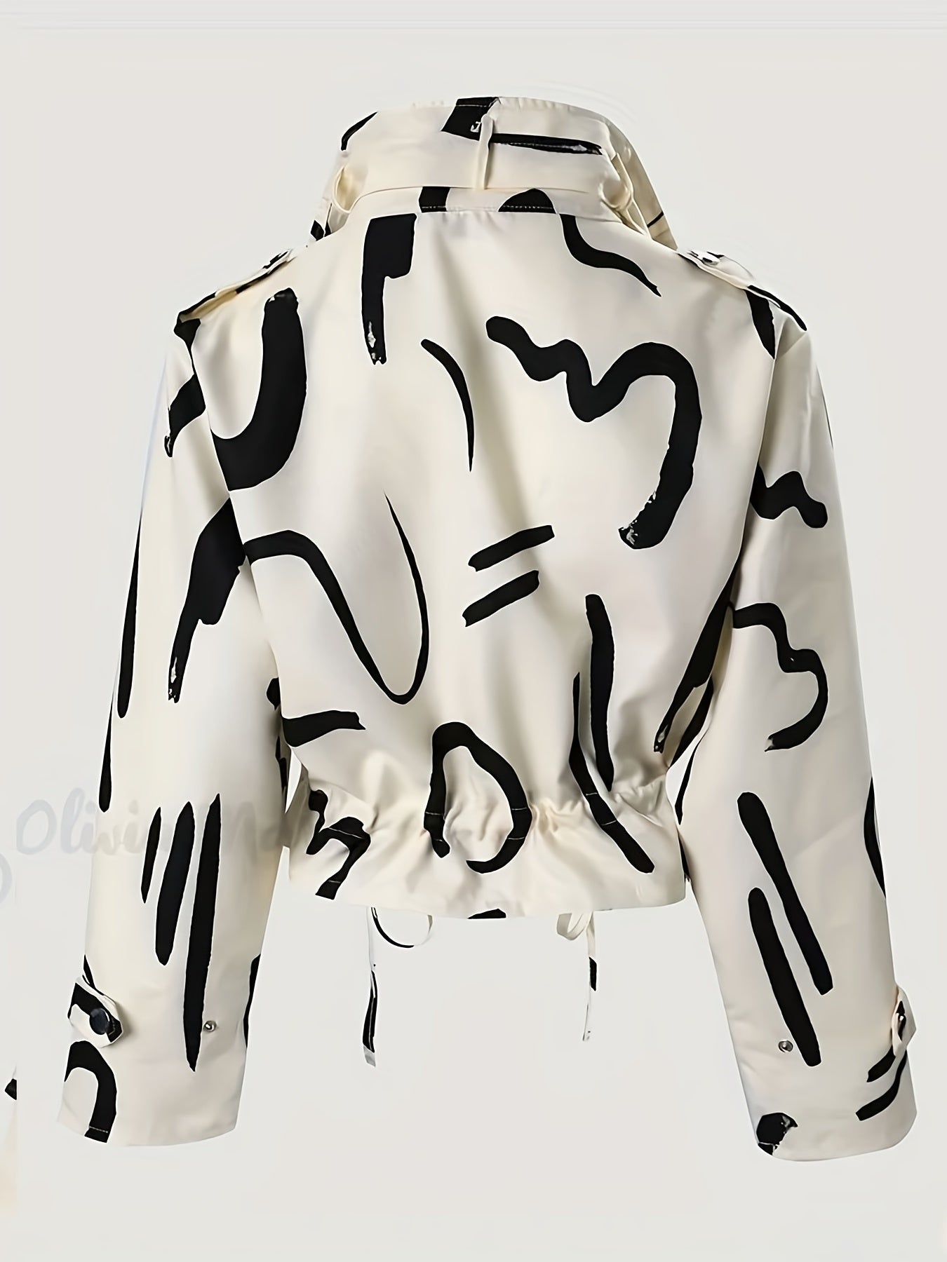 Veste Femme Chic avec Col Montant